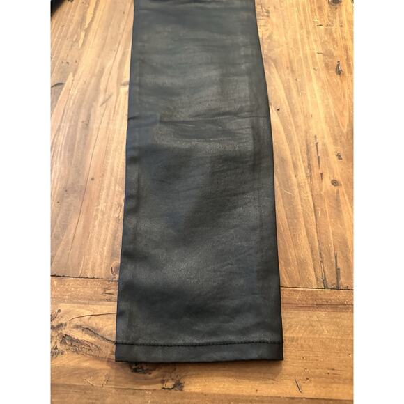 Eileen Fisher Waxed Organic Cotton Stretch Denim Pants Jeans Size 8 Lagenlook - Picture 13 of 16